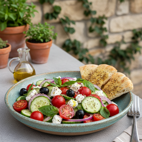 Mediterranean Garden Delight Salad recipe