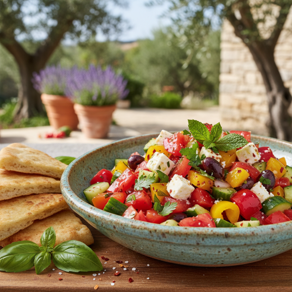 Mediterranean Garden Delight Salsa recipe
