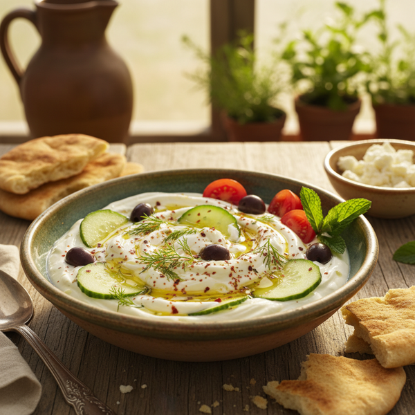 Mediterranean Garlic Cucumber Delight recipe