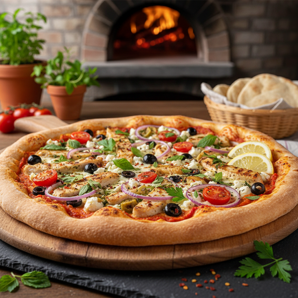 Mediterranean Goddess Pizza recipe