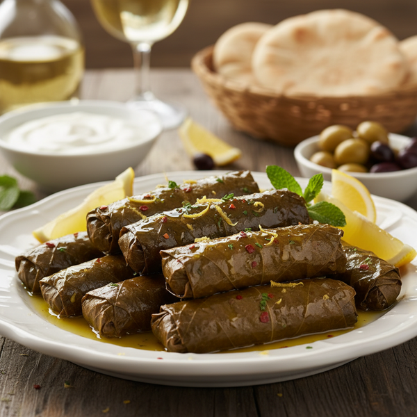 Mediterranean Grape Leaf Delights recipe