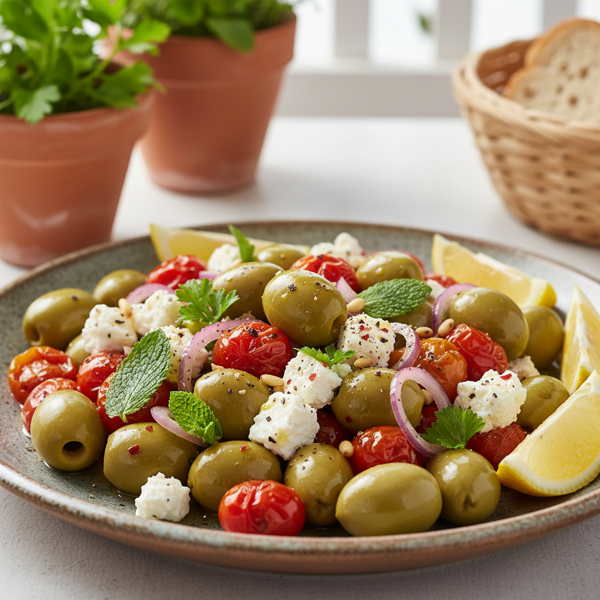 Mediterranean Green Olive Delight recipe