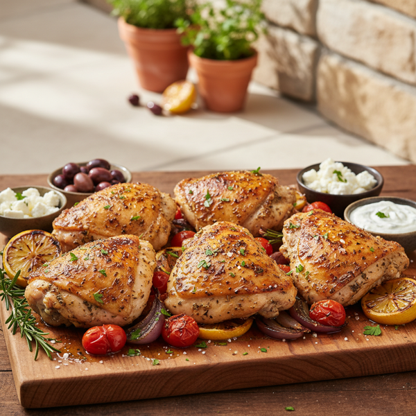 Mediterranean Herb-Infused Chicken Thighs recipe