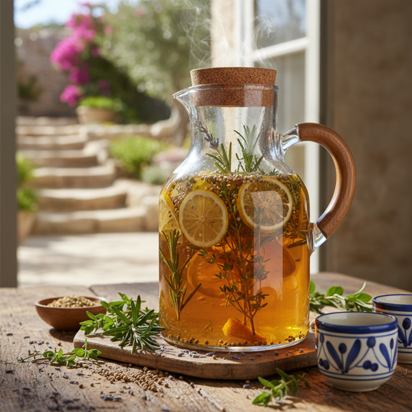 Mediterranean Herb Infusion recipe