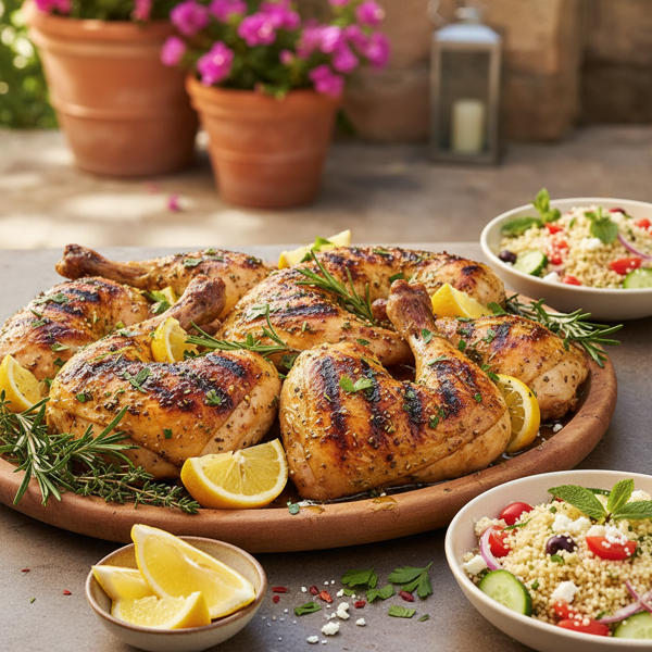 Mediterranean Lemon Herb Grilled Chicken recipe