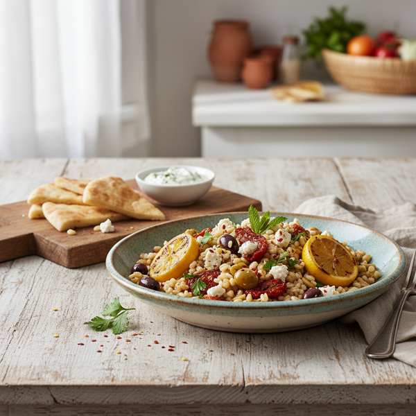 Mediterranean Pearl Barley Delight recipe