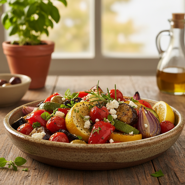 Mediterranean Roasted Vegetable Medley recipe