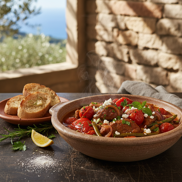 Mediterranean Slow-Braised Lamb Stew recipe