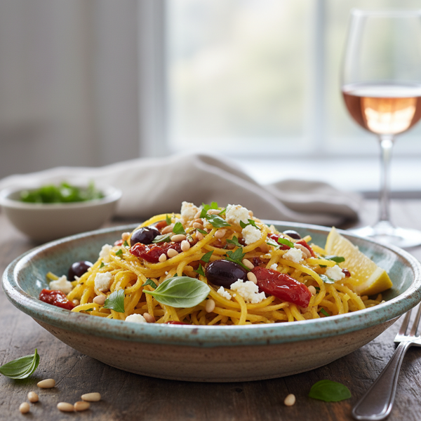 Mediterranean Spaghetti Squash Delight recipe
