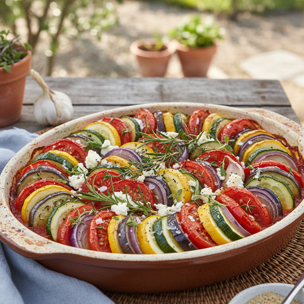 Mediterranean Summer Vegetable Bake recipe