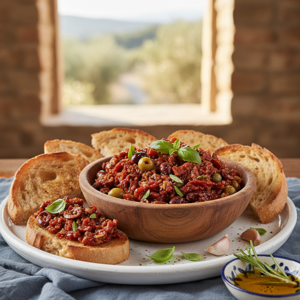 Mediterranean Tomato and Olive Tapenade recipe