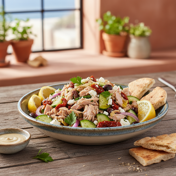 Mediterranean Tuna Salad Delight recipe