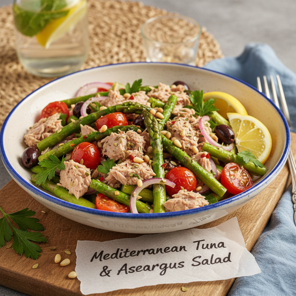 Mediterranean Tuna & Asparagus Salad recipe