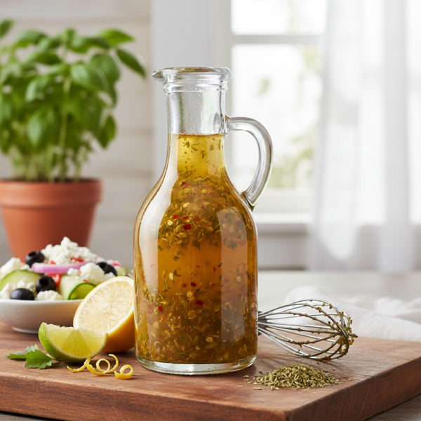 Mediterranean Zesty Greek Salad Dressing recipe