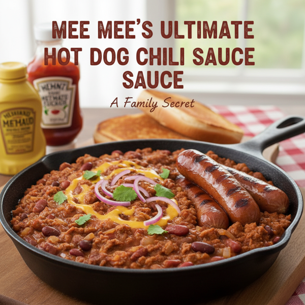Mee Mee's Ultimate Hot Dog Chili Sauce recipe