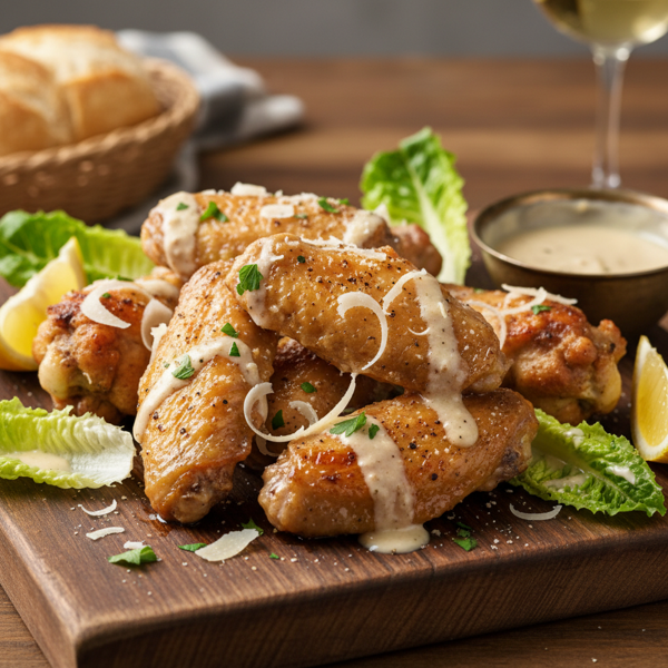 Melt-in-Your-Mouth Caesar Chicken Wings recipe