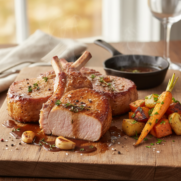 Melt-in-Your-Mouth Pork Loin Chops recipe