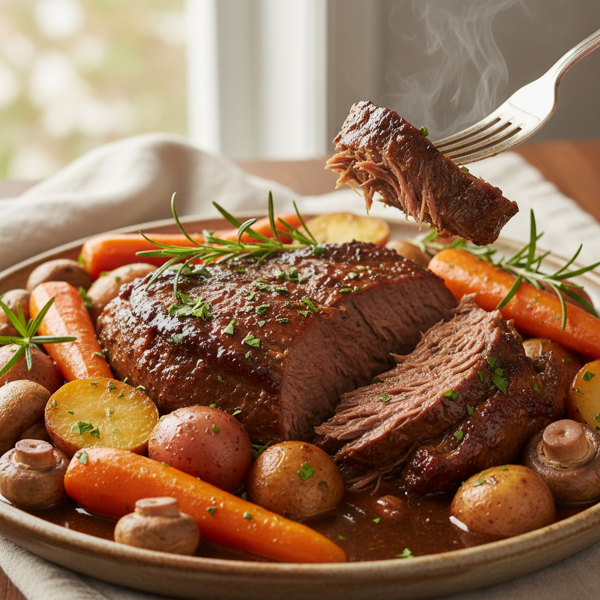 Melt-in-Your-Mouth Slow Cooker Pot Roast recipe