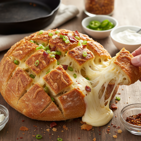 Melted Monterey Jack Party Loaf recipe