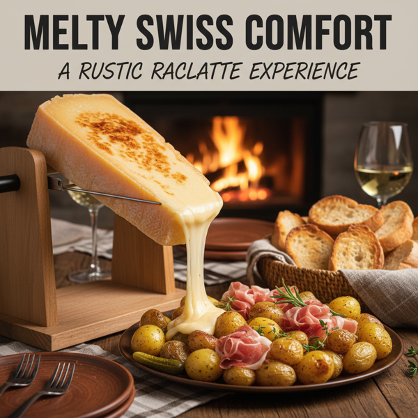 Melty Swiss Comfort: A Rustic Raclette Experience recipe