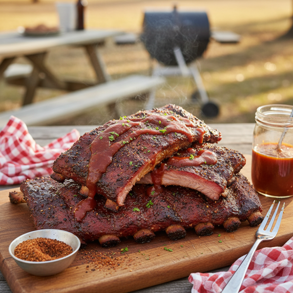 Memphis-Style Smoky BBQ Ribs recipe