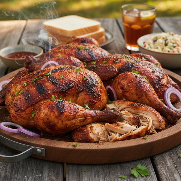 Memphis-Style Smoky Barbecue Chicken recipe