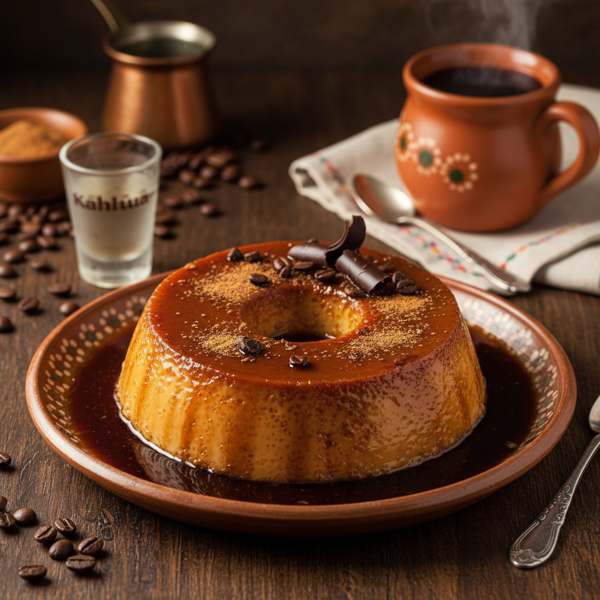Mexican Coffee Kahlua Flan recipe