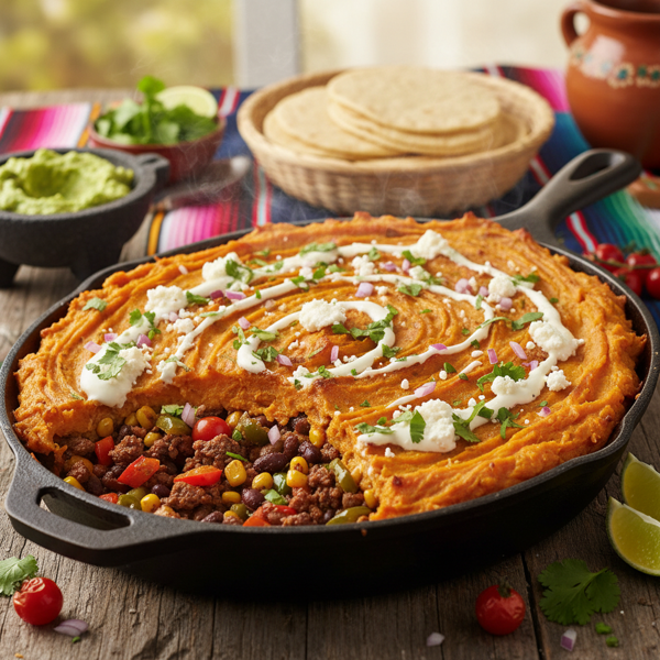 Mexican Fiesta Shepherd's Pie recipe