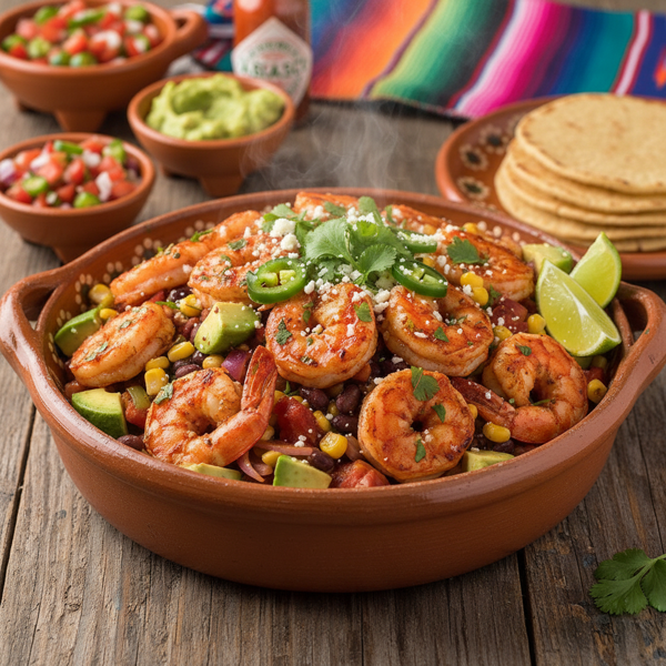 Mexican Shrimp Fiesta recipe