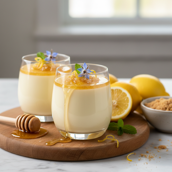 Meyer Lemon Honey Bliss Panna Cotta recipe