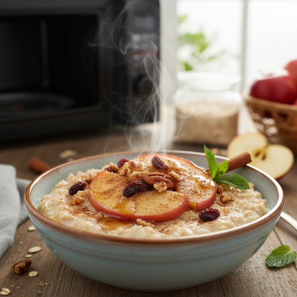 Microwave Apple-Cinnamon Oatmeal Delight recipe