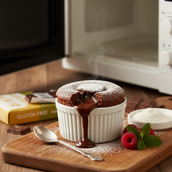 Microwave Gluten-Free Chocolate Delight recipe