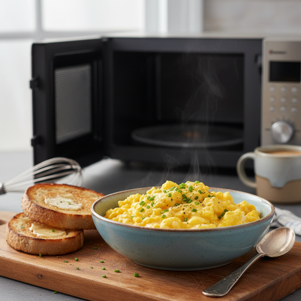 Microwave Magic Scrambled Eggs recipe