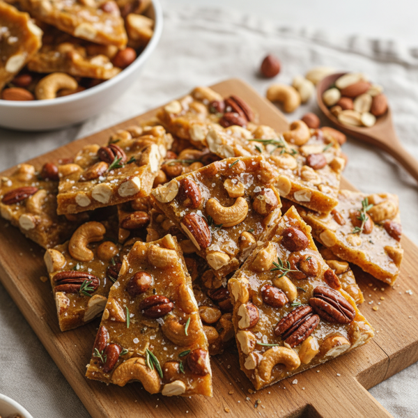 Microwave Nutty Brittle Delight recipe