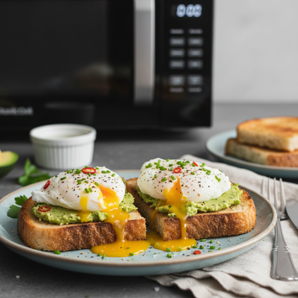 Microwave Poached Egg on Toast Delight recipe