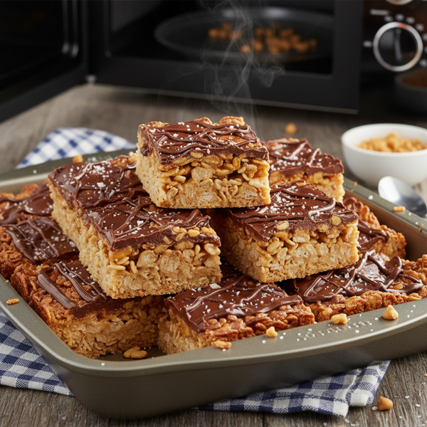 Microwave Scotcheroos Delight recipe