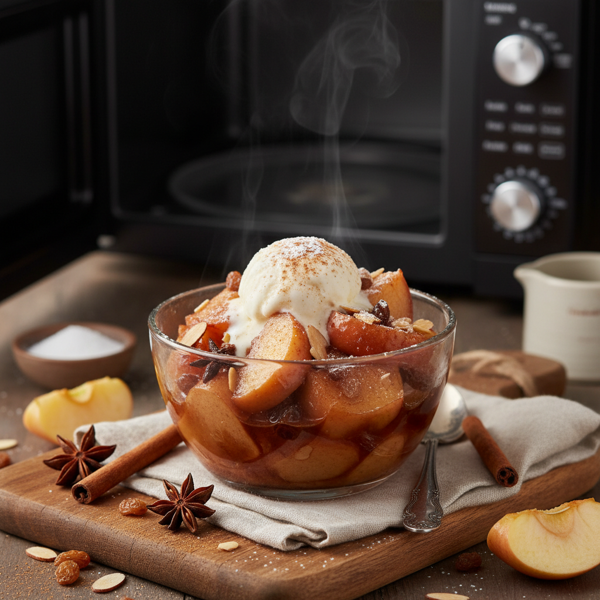 Microwave Steamed Cinnamon Apple Delight recipe