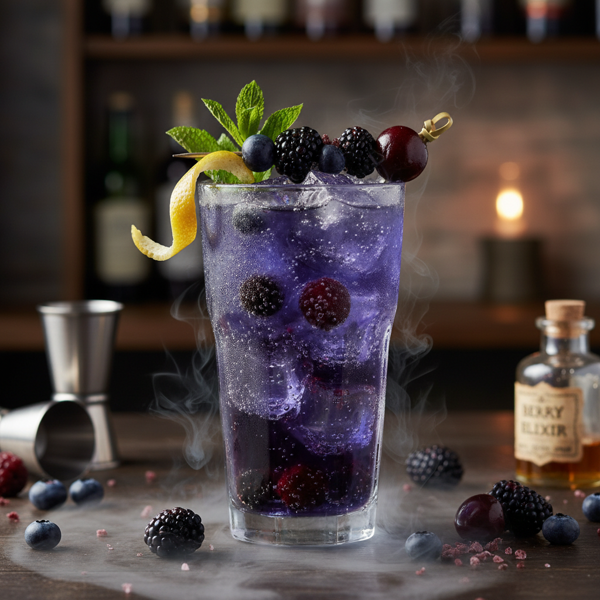 Midnight Berry Fizz recipe
