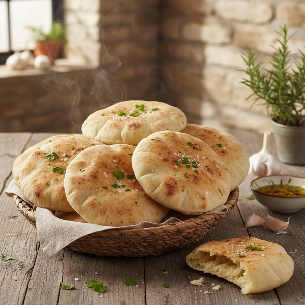 Mignon's Fluffy Pita Bread recipe