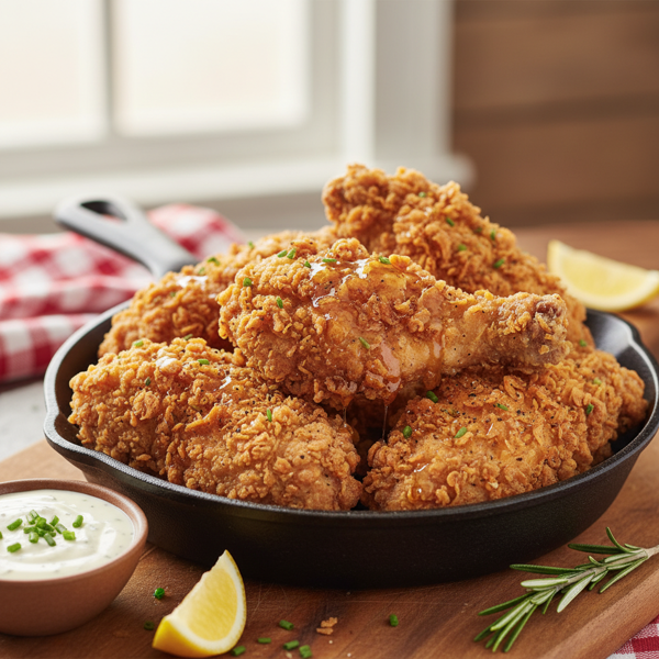 Millie's Signature Double-Coated Fried Chicken recipe