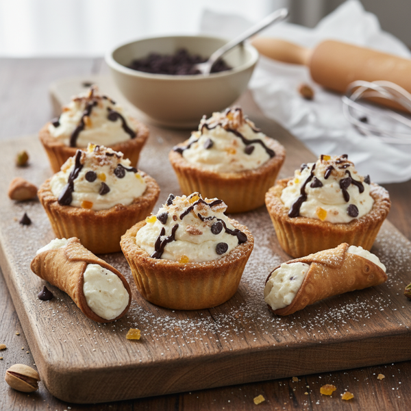 Mini Cannoli Pie Delights recipe