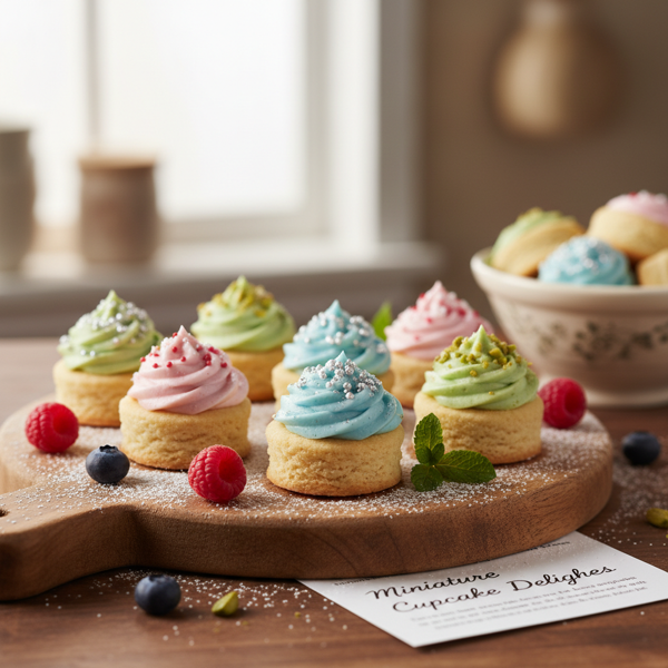 Miniature Cupcake Delight Cookies recipe
