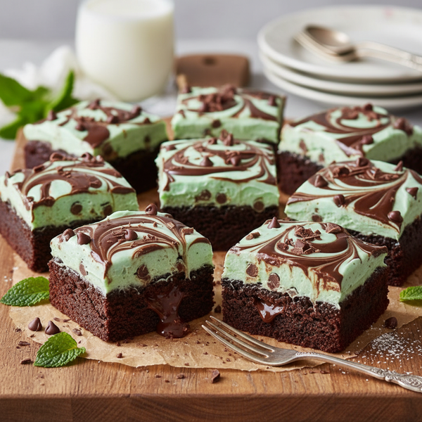 Mint Chocolate Dream Brownies recipe