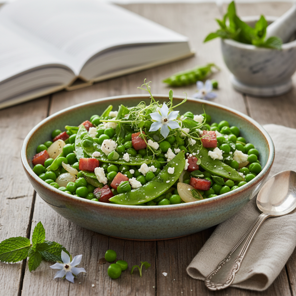 Minted Sweet Peas Delight recipe