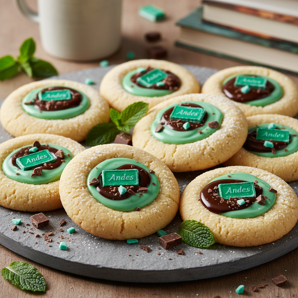 Minty Andes Chocolate Thumbprint Delights recipe