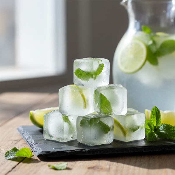 Minty Lime Infusion Cubes recipe