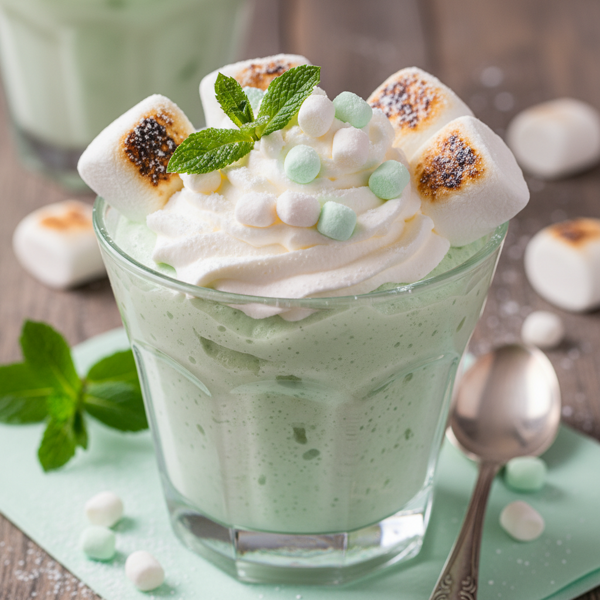Minty Marshmallow Delight Mousse recipe