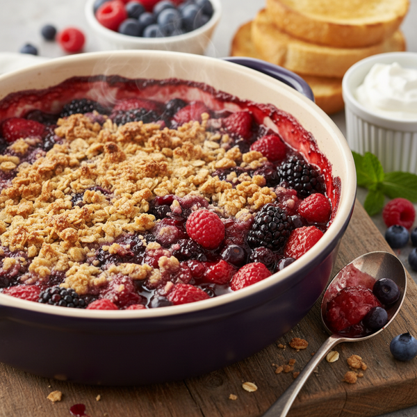 Mixed Berry Delight Oven Jam recipe