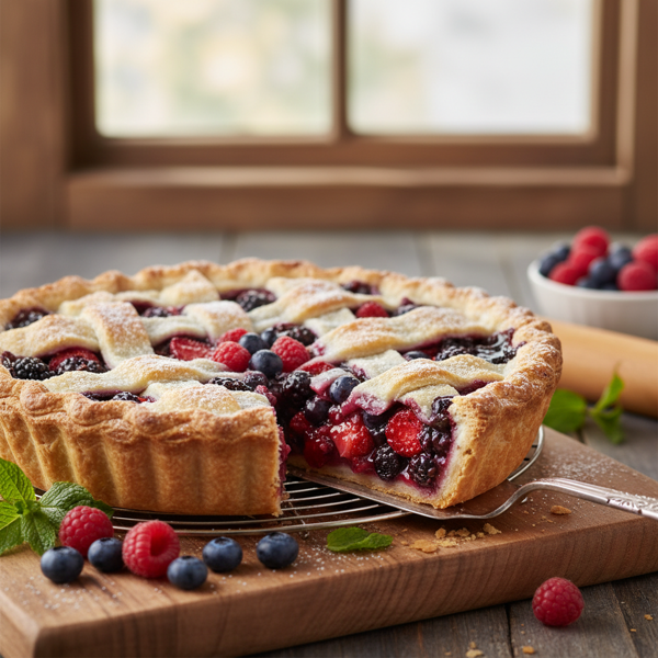 Mixed Berry Delight Pie recipe