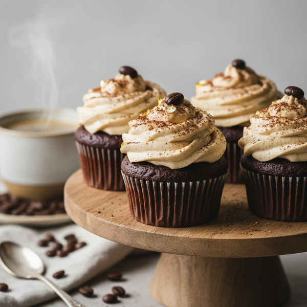 Mocha Bliss Coffee Cupcakes recipe
